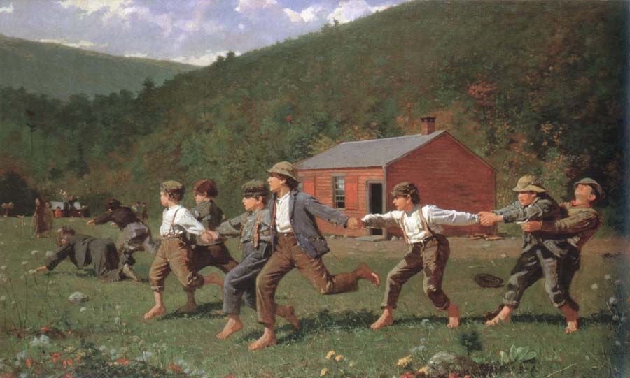 Winslow Homer snap the whip